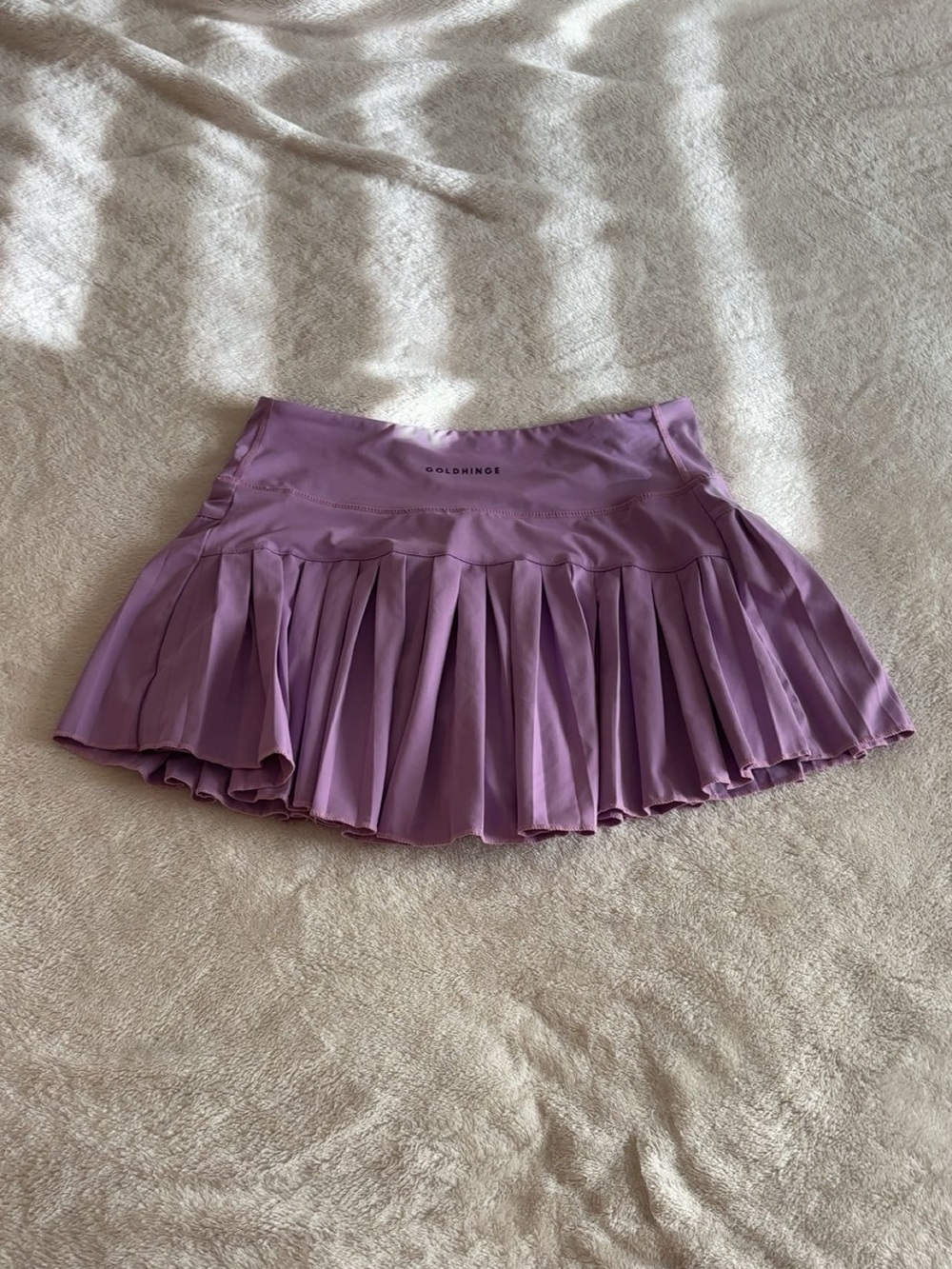 Purple Gold Hinge Skirt Medium